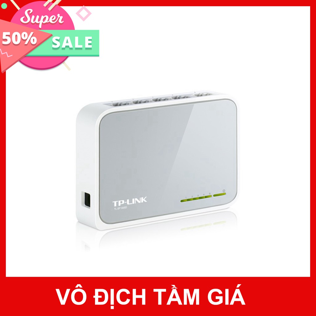 Bộ chia mạng 5 cổng TP-Link TL-SF1005D - Bộ Chia Tín Hiệu 5 cổng 10/100Mbps - BH 5 năm