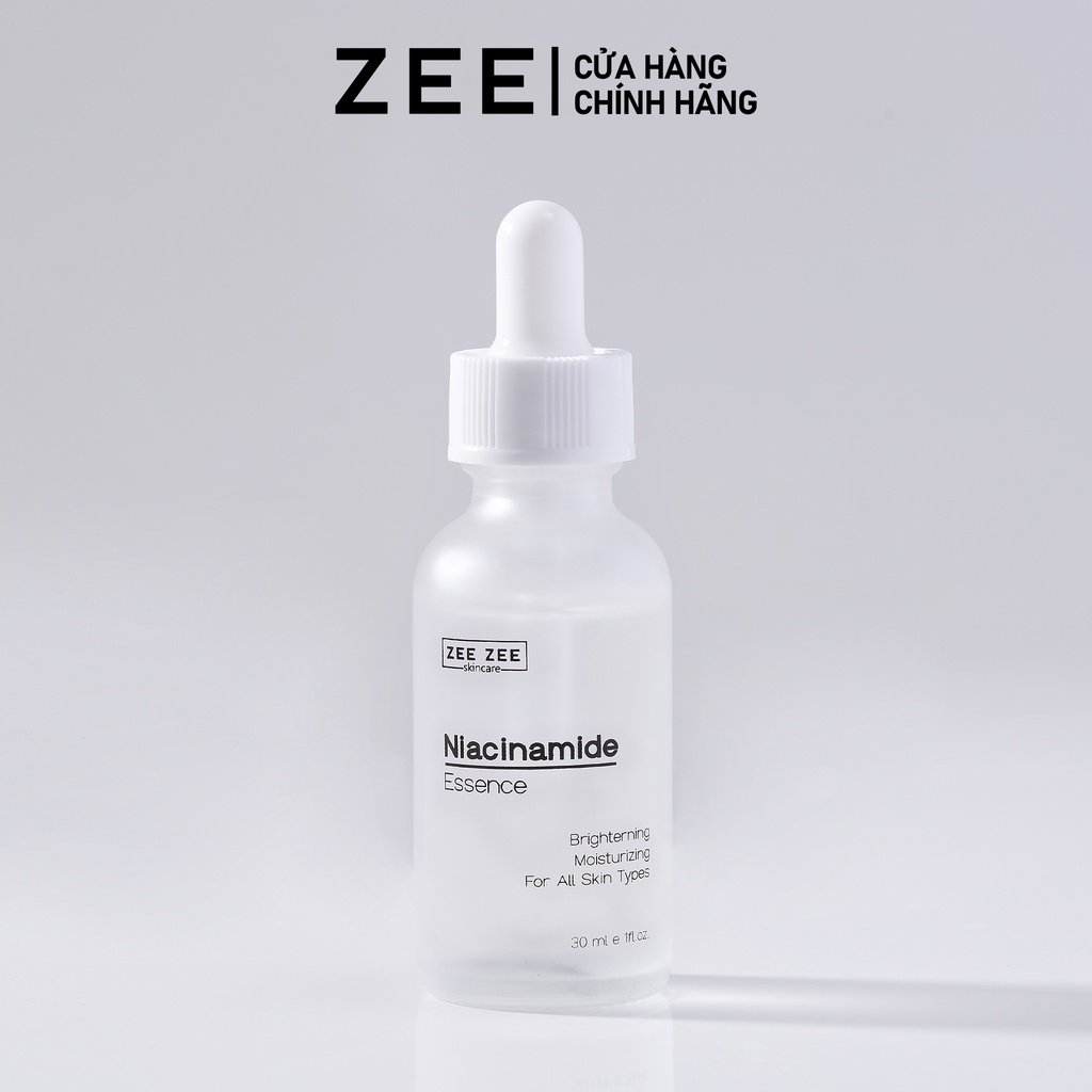 Bộ dưỡng chất chuyên sâu ngừa mụn sáng da Niacinamide &amp; Mugwort Essence | ZEE ZEE skincare