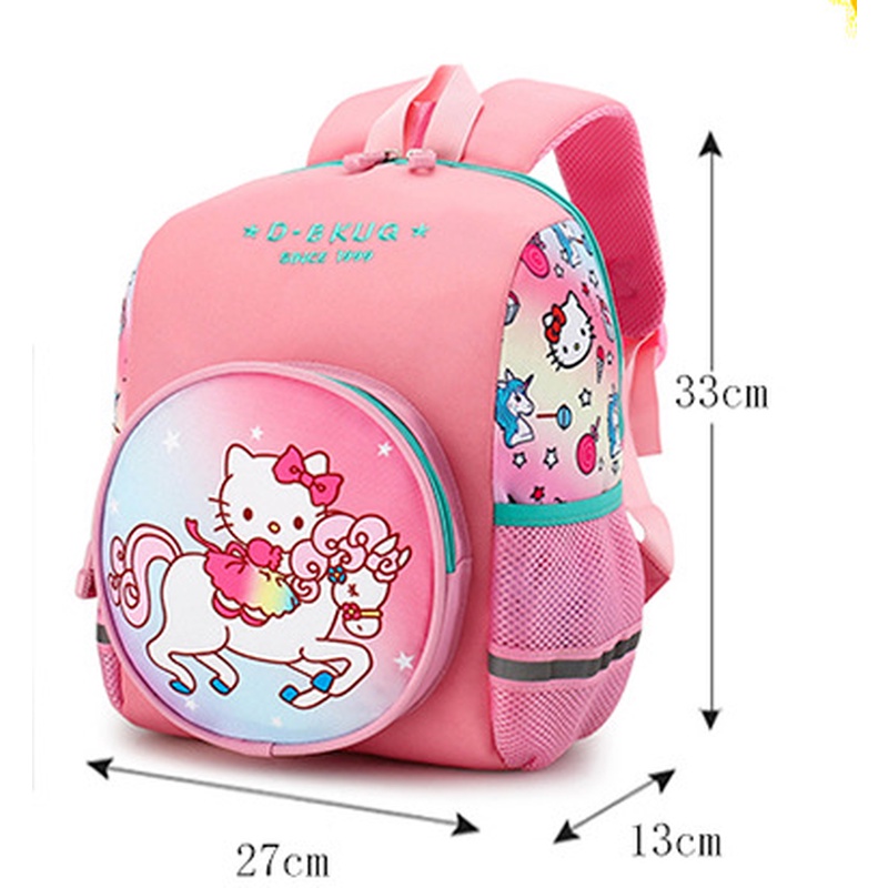 M&b Ba Lô Đi Học Nylon Chống Thấm Nước Hình Hoạt Hình Paw Patrol Hello Kitty Cho Trẻ Mẫu Giáo