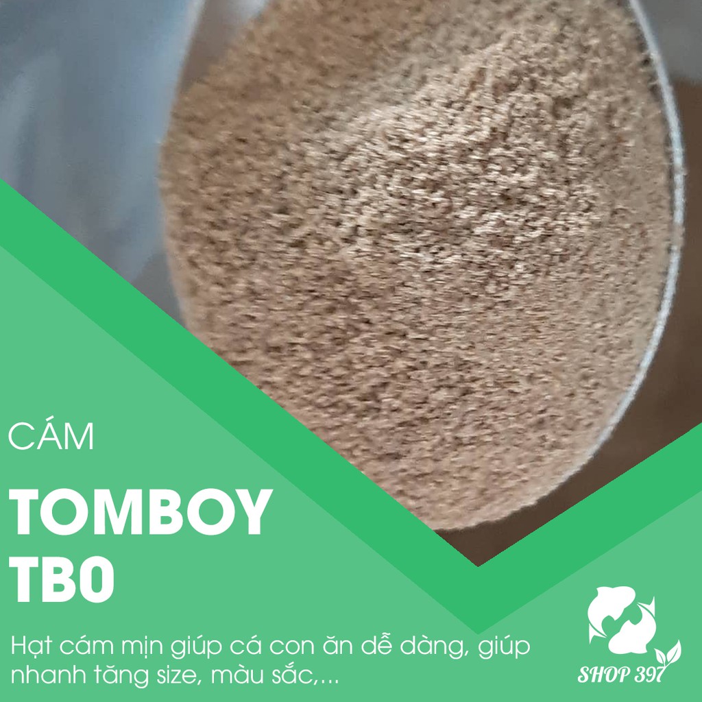 Cám Tomboy TB0 1kg - Cám mịn cho cá con, cá 7 màu