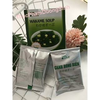 Canh rong biển dưỡng sinh ăn liền WAKAME 1 gói của tâm minh food - thucphamduongsinh