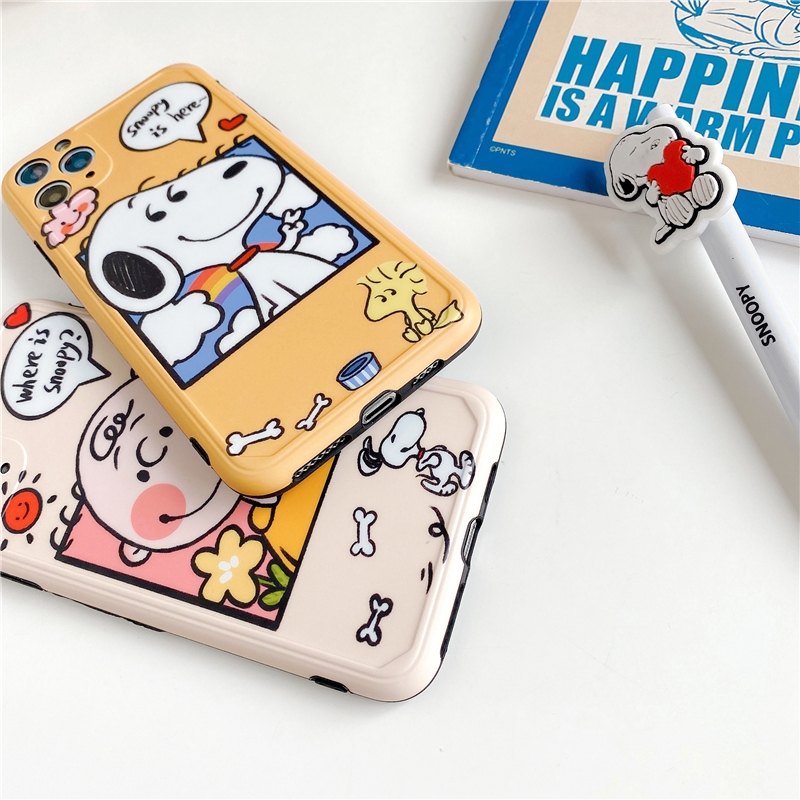 Ốp lưng iphone imd new snoopy here 5/5s/6/6plus/6s/6splus/7/7plus/8/8plus/x/xr/xs/11/12/pro/max/plus/promax - Awifi Q2-4 | BigBuy360 - bigbuy360.vn