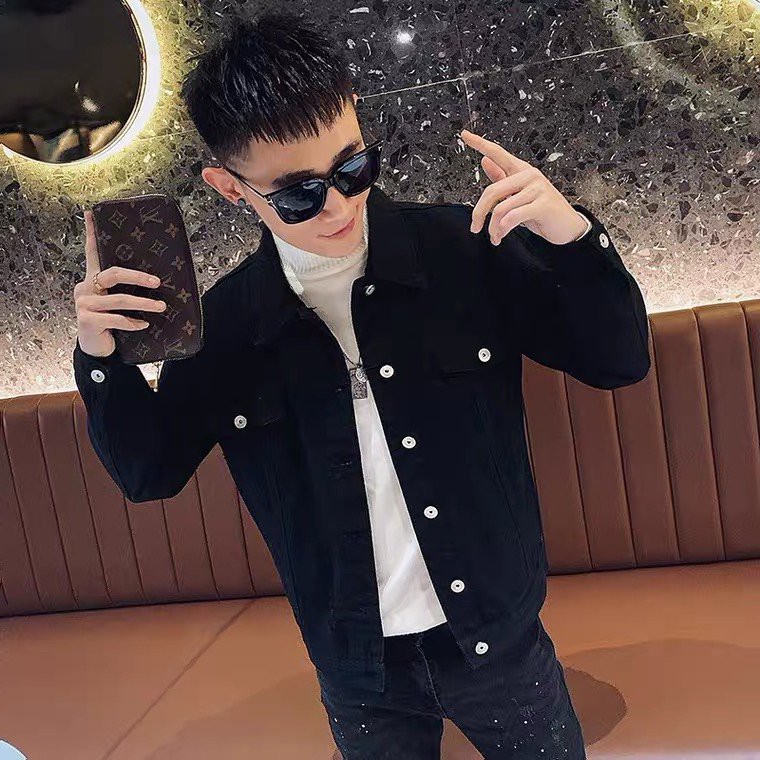 Áo khoác kaki nam unisex cao cấp -chất liệu kaki jean thoáng hút mồ hôi ( hàng chuẩn shop) Lady-Hn Store88 HKG003