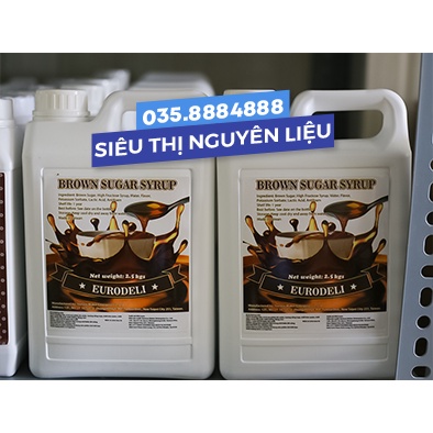 Siro Đường Đen Đài Loan Eurodeli Can 2.5Kg
