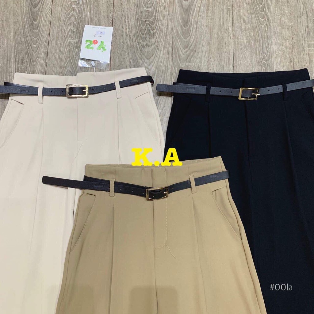 Quần ống rộng cúc chất kaki KAN2609 | BigBuy360 - bigbuy360.vn
