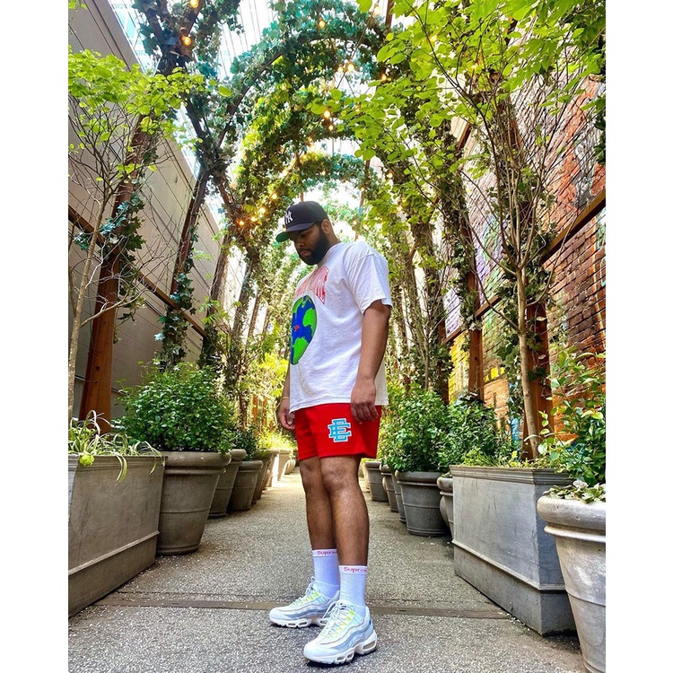 Quần Short Thể Thao Phối Lưới Thời Trang Đường Phố Cá Tính Cho Nam