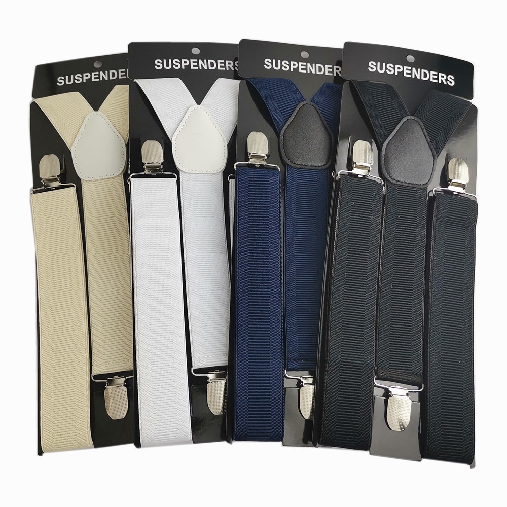 Dây Đai Chữ y Co Giãn Cao 3 Kẹp Có Thể Điều Chỉnh 4 Màu Trơn Thời Trang Dành Cho Nam Nữ