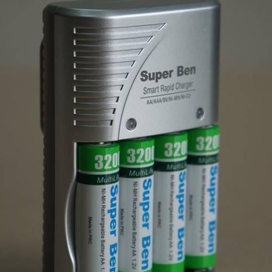 BÁN CHẠY--Bộ sạc Pin AA/AAA Super