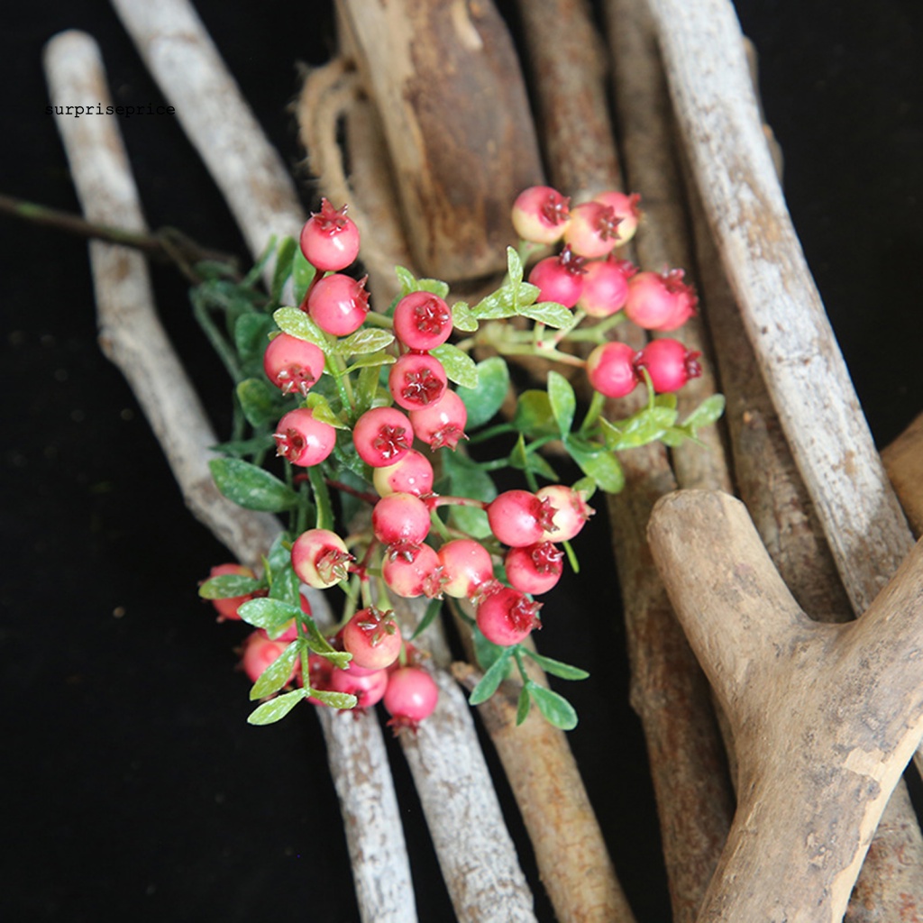 Quả Mọng Nhân Tạo Không Phai Màu Dùng Trang Trí Nhà Cửa DIY