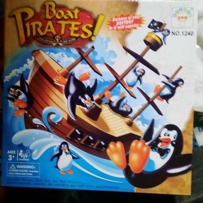 Đồ chơi lego ráp tàu cướp biển hải tặc chim cánh cụt