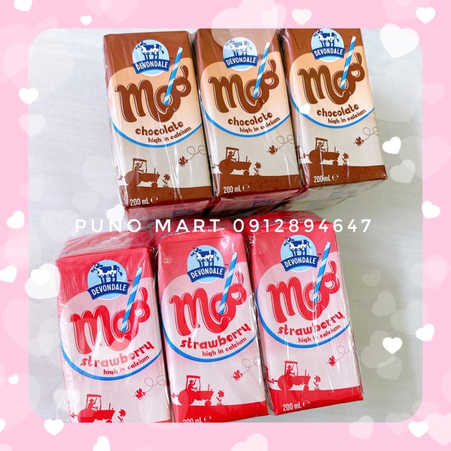 Sữa tươi Devondale Moo Milk 200ml