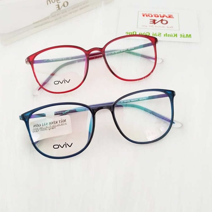 Kính Vivo Gọng Tròn Cute Giả Cận