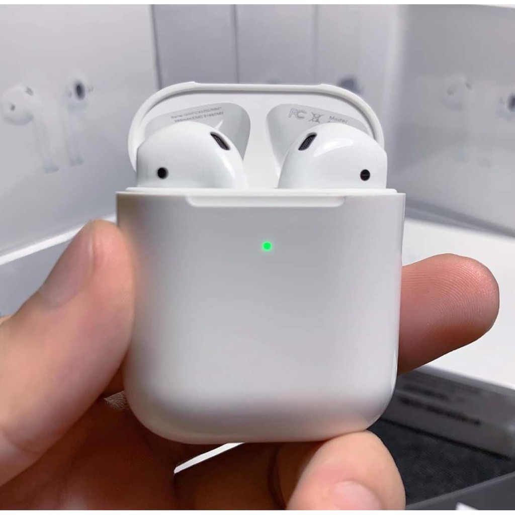 Tai Nghe Iphone Bluetooth Airpods 2   Nhập bản quốc tế, Tai nghe không dây định vị đổi tên, bản âm chuẩn 9/10