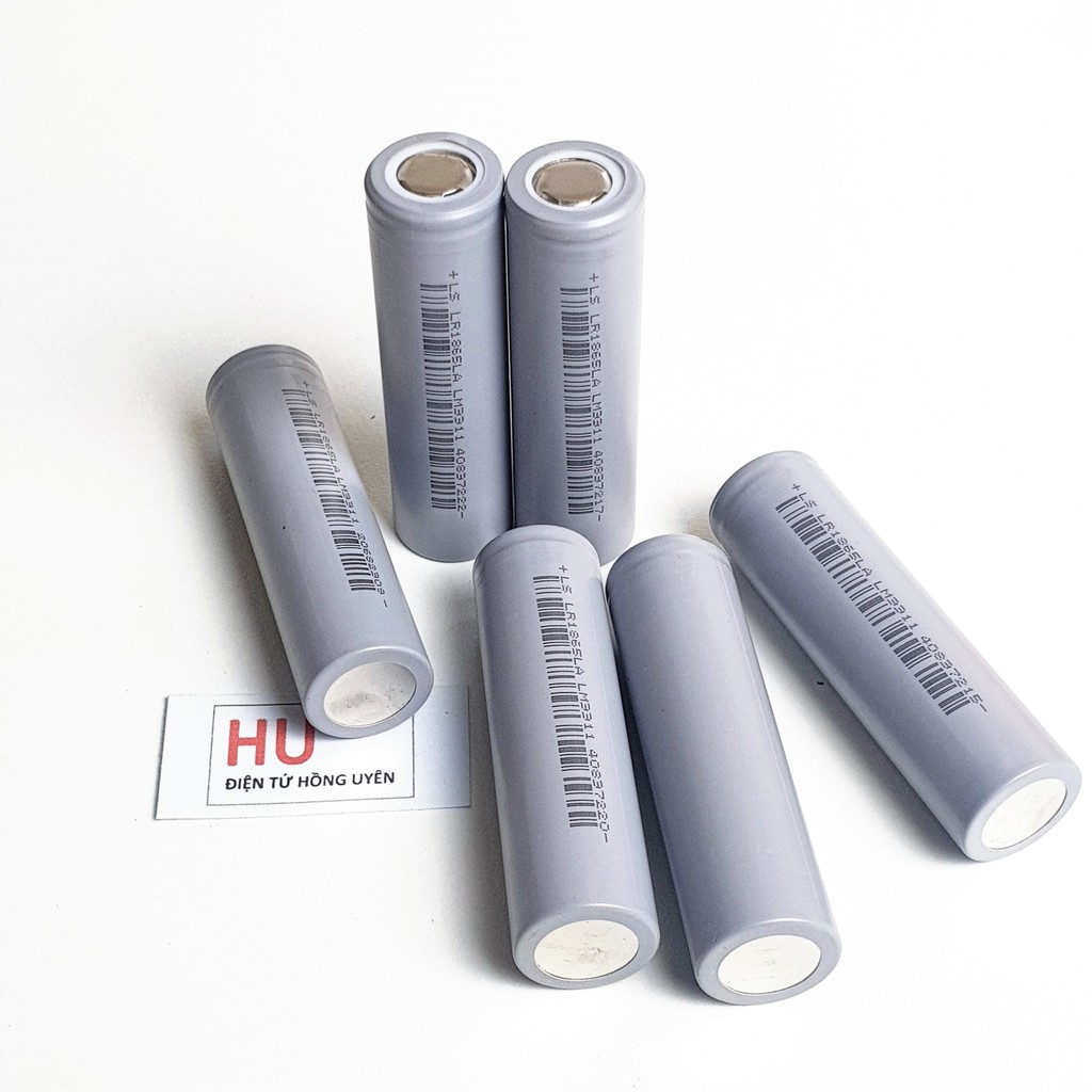 1 2Cell Pin Lishen Xám  3.7V-4.2V 2000mah 20A. Pin sạc 18650, nội trở thấp dùng đóng pin máy khoan, pin dự phòng...