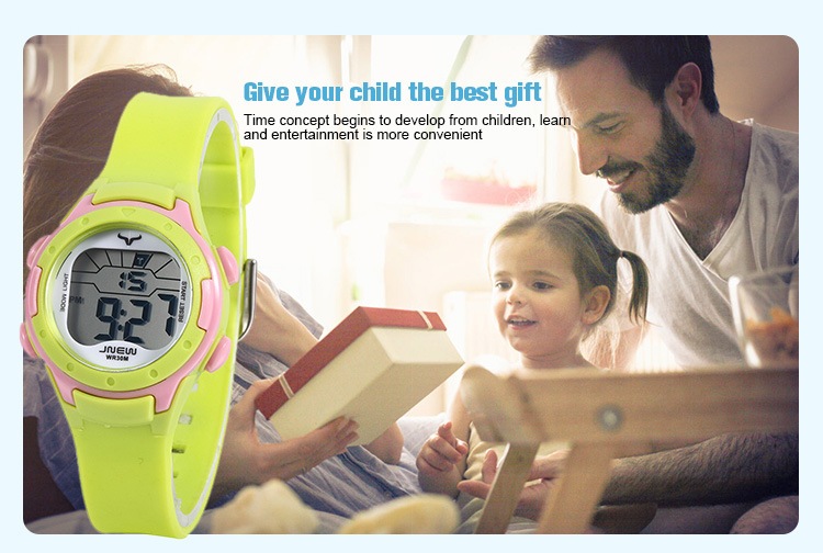 Đồng hồ trẻ em nữ đa chức năng ánh sáng đầy màu sắc đồng hồ điện tử trẻ em đồng hồ nam thể thao chống thấm nước | BigBuy360 - bigbuy360.vn