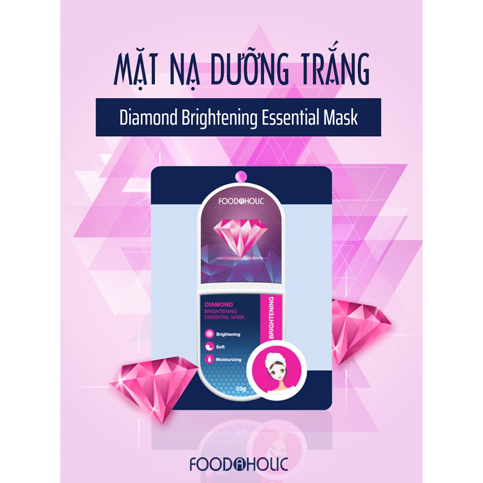 Mặt nạ Foodaholic cấp ẩm và phục hồi da chuyên sâu Derma Mask 23g