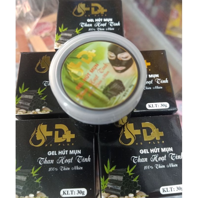 (combo 12 hủ)gel hút mụn than tre hoat tinh 30g.