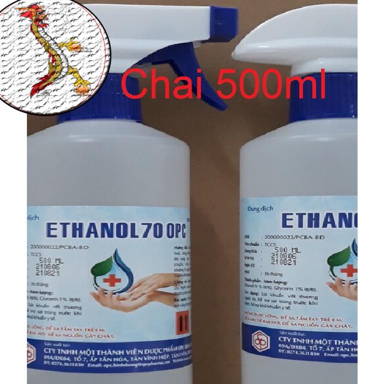 Dung dịch rửa tay khử khuẩn UPHACE chai 500ML vòi xịt, Nước rửa tay khô diệt khuẩn ( SP CTY DƯỢC-  OPC) CHAI 500ml