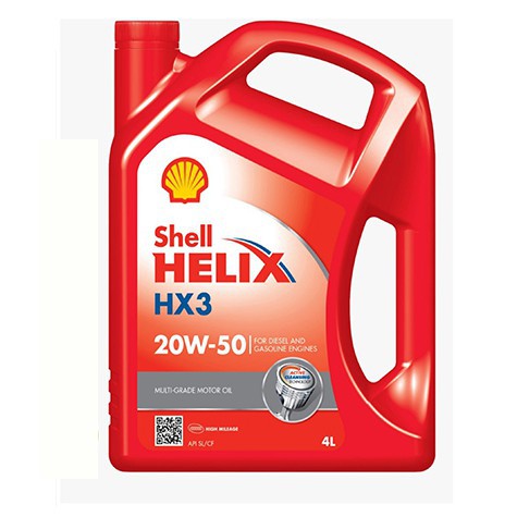 Nhớt xe ô tô cao cấp Shell Helix HX3 20W50 4L