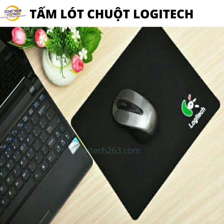 Tấm lót chuột LOGITECH kích thước 18x22cm-SIÊU ĐẸP MỀM MẠI-TĂNG ĐỘ CHẠY CỦA CHUỘT MÁY TÍNH