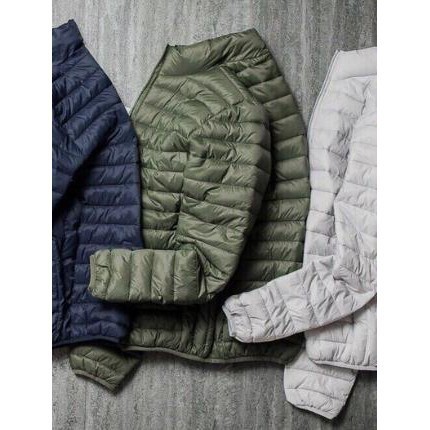 Áo phao lông vũ mầu GHI TỐI.hàng việt nam xuất khẩu,bền đẹp- the men shop -Hàng nhập khẩu