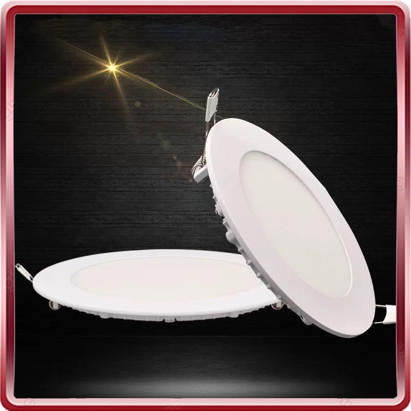 Đèn led âm trần siêu mỏng 4w 6w 9w 12w 18w 24w ánh sáng trắng vàng hàng bảo hành 12 tháng chuyên chiếu sáng phòng khách