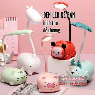 10 Mẫu - Đèn Học Để Bàn Mini Hình Thú Siêu Dễ Thương, Đèn Led Mini Để Bàn Tích Điện Tiện Lợi .