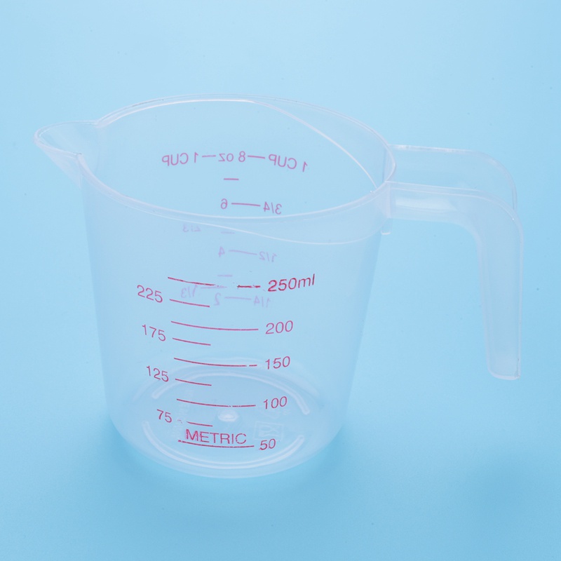 3pc Plastic Measuring Jug Set Large 4 Cup, 2 Cup And 1 Cup Capacity Bpa  Free Measuring Beakers With