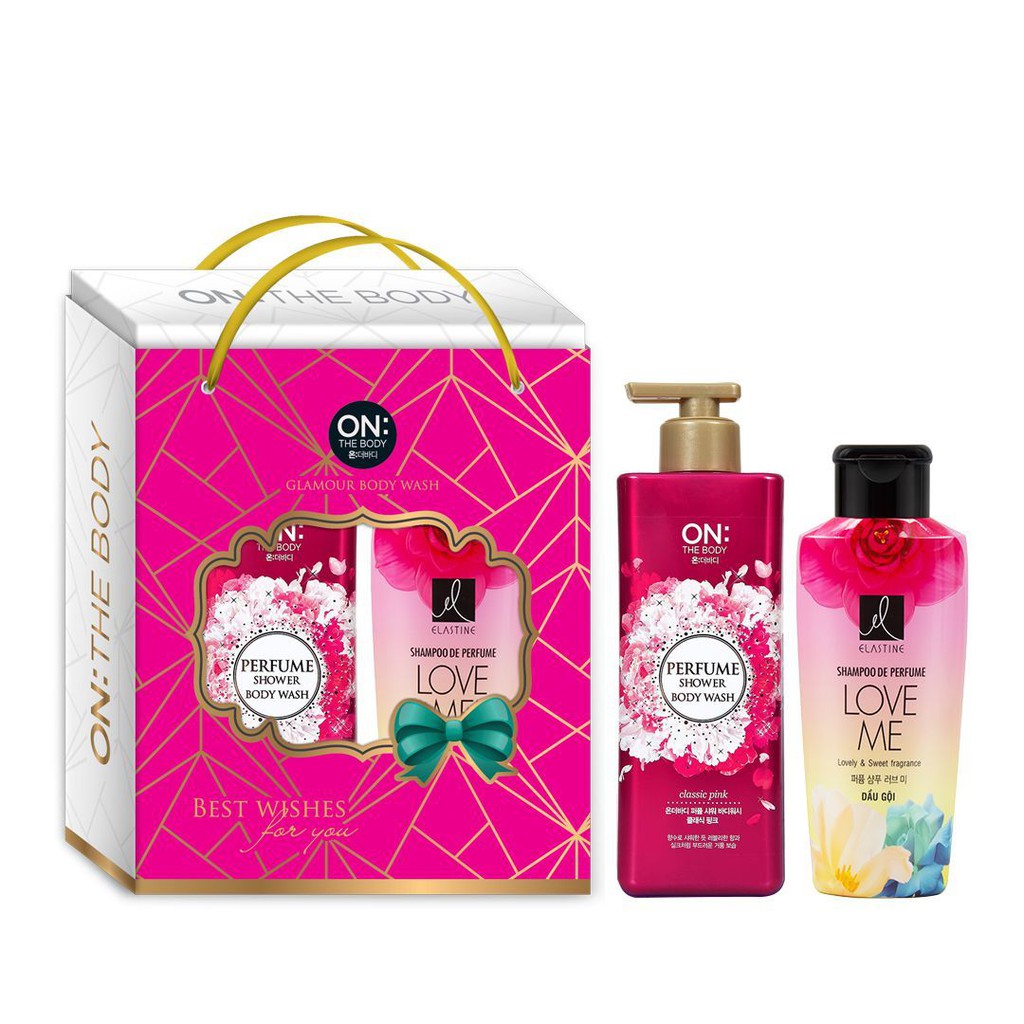 SET SỮA TẮM + DẦU GỘI ON THE BODY (500ml+170ml)