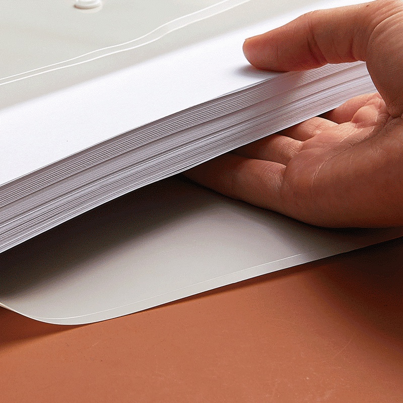 1 túi đựng tài liệu bằng PP chống thấm nước có nút bấm khổ A4