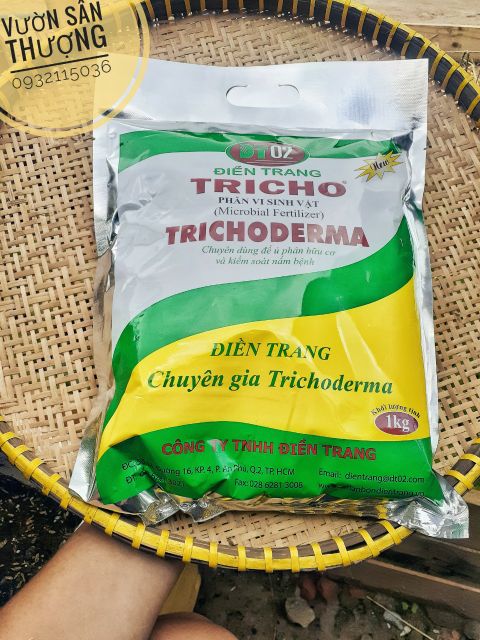 [Điền Trang] Chế Phẩm Men Vi Sinh Trichoderma gói 1kg, Ủ Phân, Rác Nhà Bếp