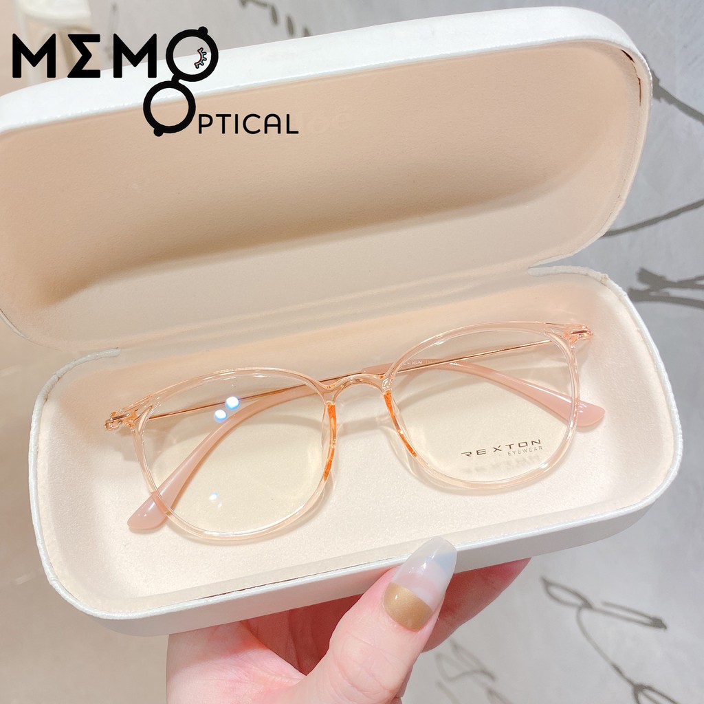 Gọng Kính Cận nữ nam dáng tròn đẹp gọng dẻo thanh mảnh siêu nhẹ nhiều màu sắc thời trang hàn quốc - Rexton101
