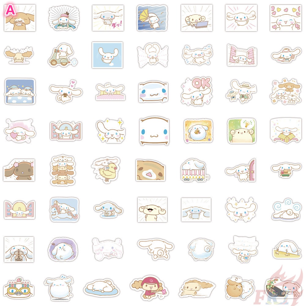 56 Cái / Bộ ☆ Cinnamoroll. Hình Dán Sanrio ☆ Sticker Dán Tường Chống Thấm Nước Thời Trang