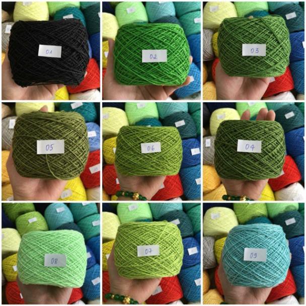 Len Sợi Cotton Việt Nam 1mm Bảng Màu 1