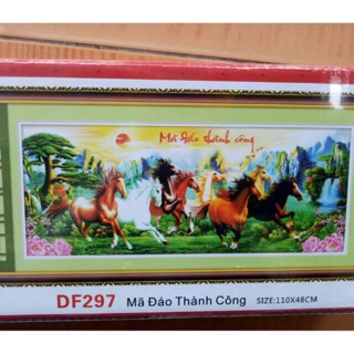 Tranh đá mã đáo thành coing df297