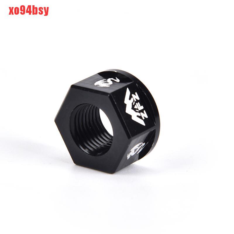 [xo94bsy]2pcs/bag Bicycle Hub Nut M10 Fixed Gear Road Bike Screw Bolt Aluminum Alloy