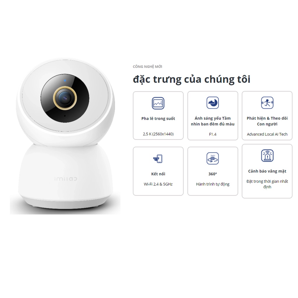 IMILAB C30 5GHz & 2.4GHz Home Security Camera 4MP