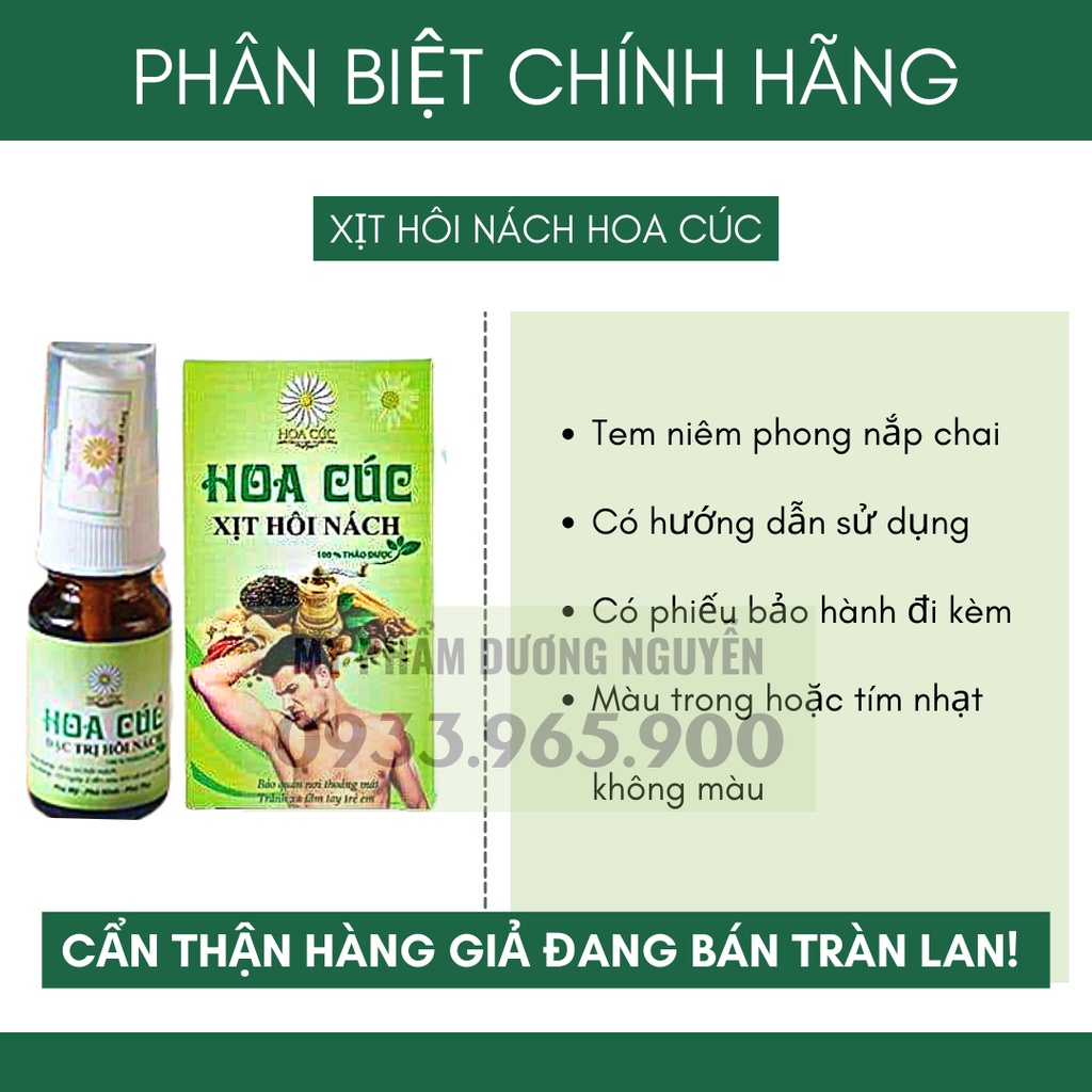 Xịt Hôi Nách Hoa Cúc Chính Hãng Dứt Hôi Nách Nhanh Chóng Hiệu Quả