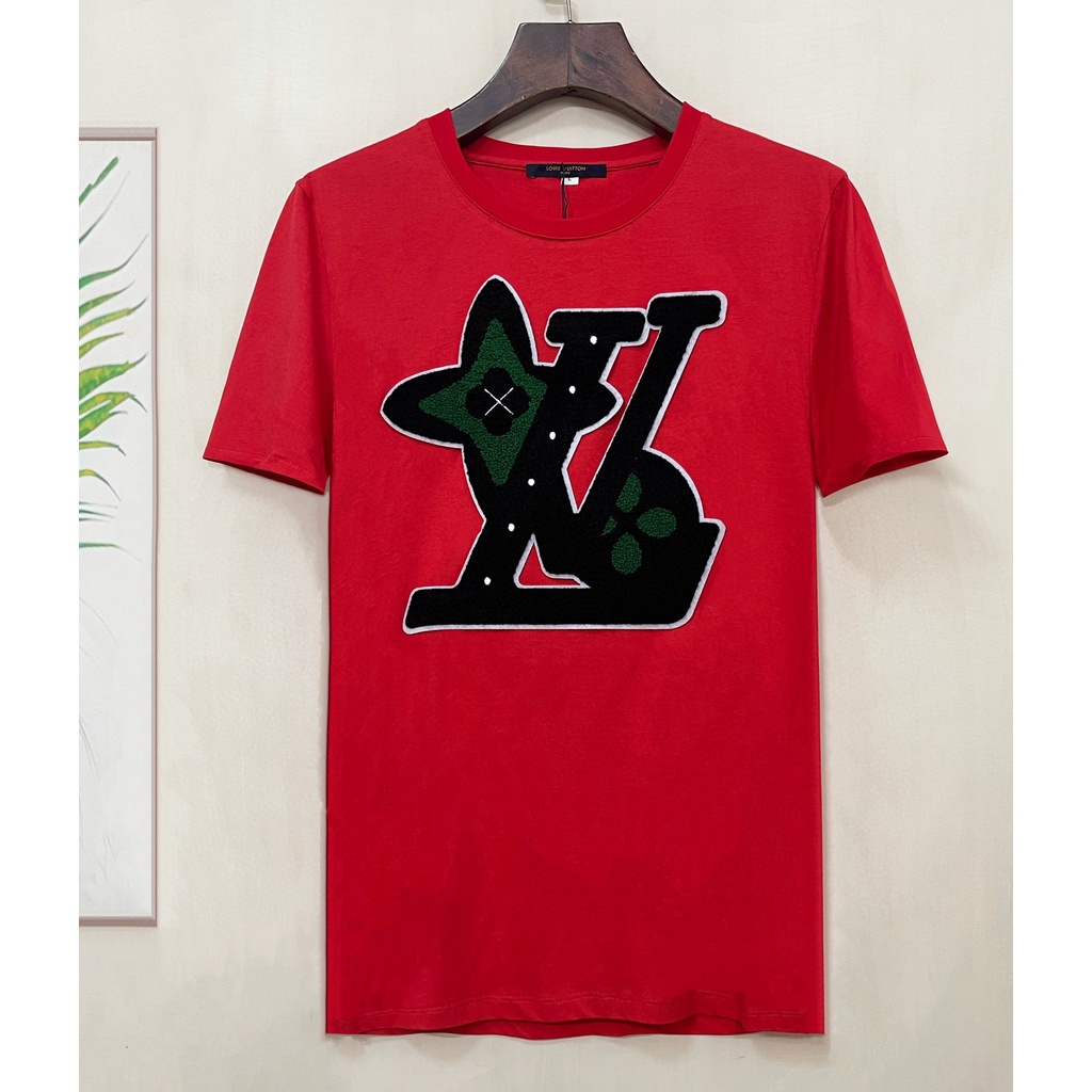 Áo Thun Nam Tay Ngắn Cổ Tròn Thêu Chữ Mới Size S-4XL L0uis Vu1tt 2022