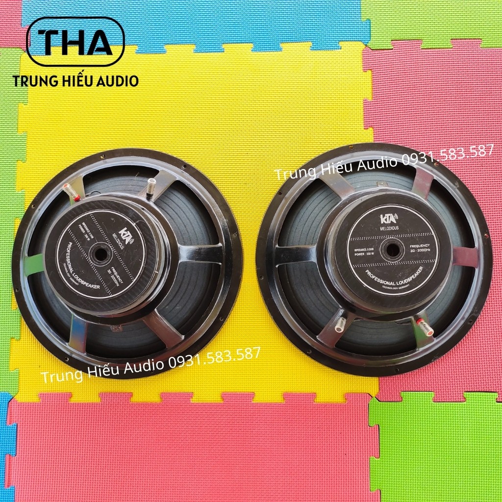 Loa Bass 4 Tấc KTA Từ 170 Coil 65 Hàng Nhập TQ, Sườn Gang, Loa Bass 40 8Ω, Nhện Nâu (Giá 1 Cặp) - Trung Hiếu Audio