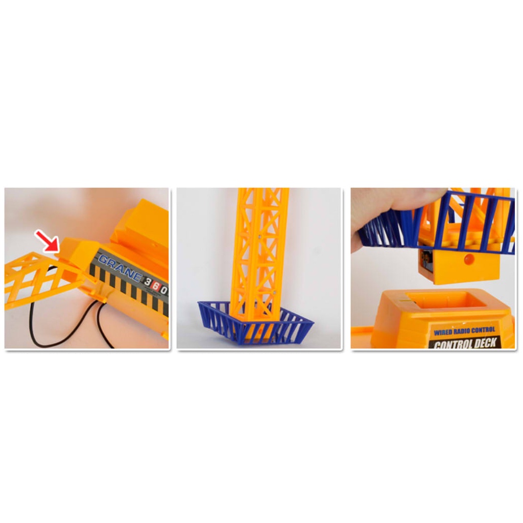 Xe Cần Cẩu Đồ Chơi Điều Khiển Từ Xa 30 Inch Dành Cho Trẻ Em