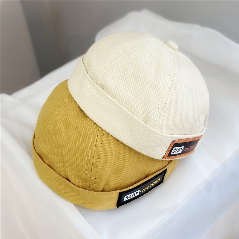 [Mã FAMARAL1 giảm 10K đơn 50K]Mũ quả dưa địa chủ beanie in chữ SUP the 7080 – LOPDOP OFFICAL