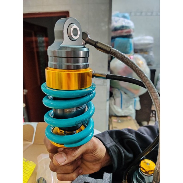 Phuộc Nitron 2 bình dầu áp suất lắpExciter135 Exciter150 Ex155 Ex2010 xoay 360