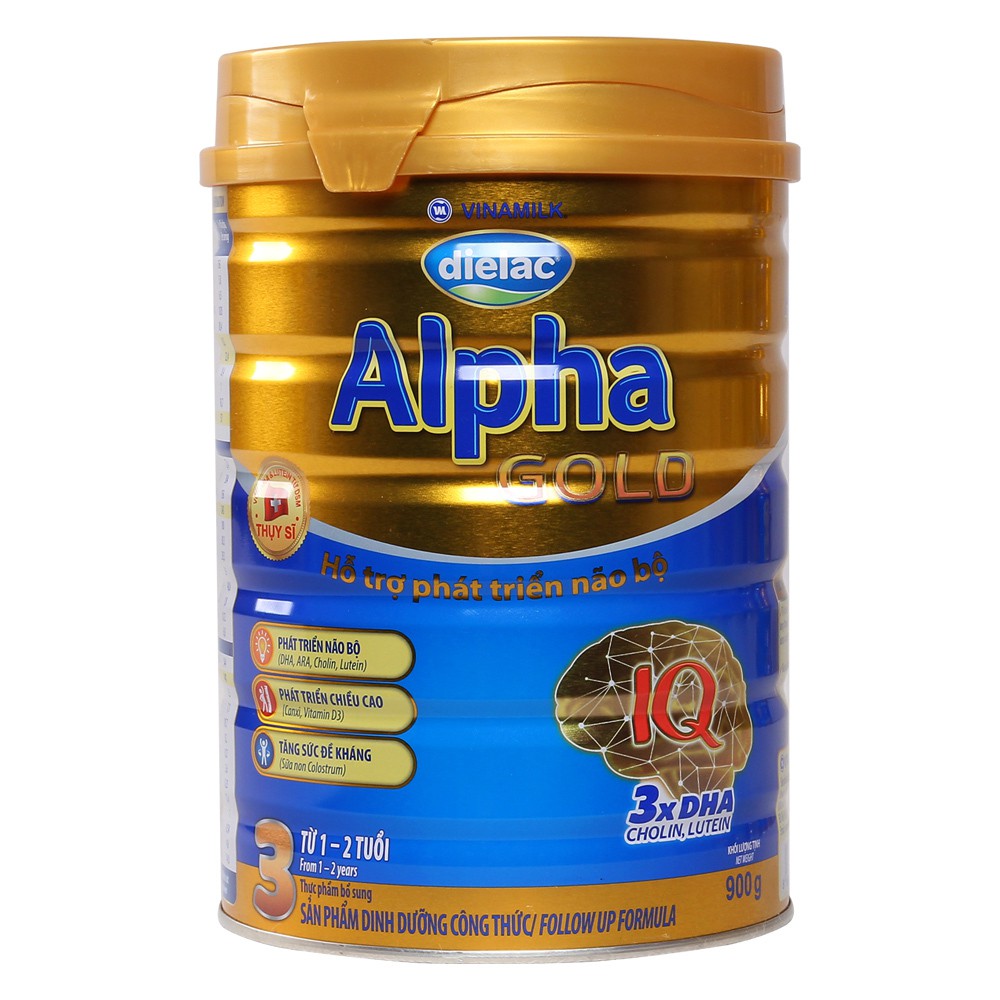 Sữa Dielac Alpha Gold 3 900g