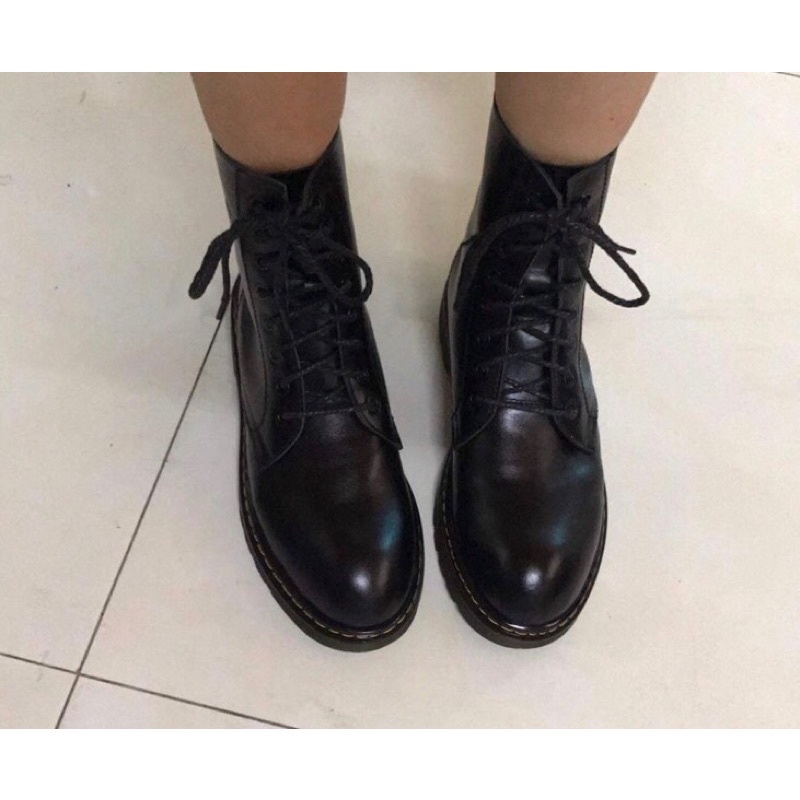 (FULL BOX) GIÀY BỐT DR CAO CỔ NAM NỮ - DA BÒ BẢO HÀNH 12 THÁNG