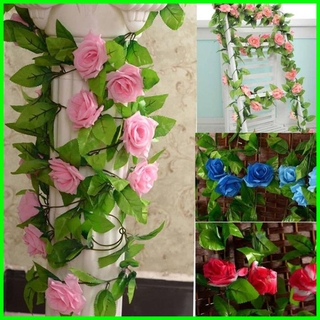 Hoa Hồng Dây Leo Giả Cao Cấp Monisa Gifft -  Hoa Giả cao cấp trang trí thông minh