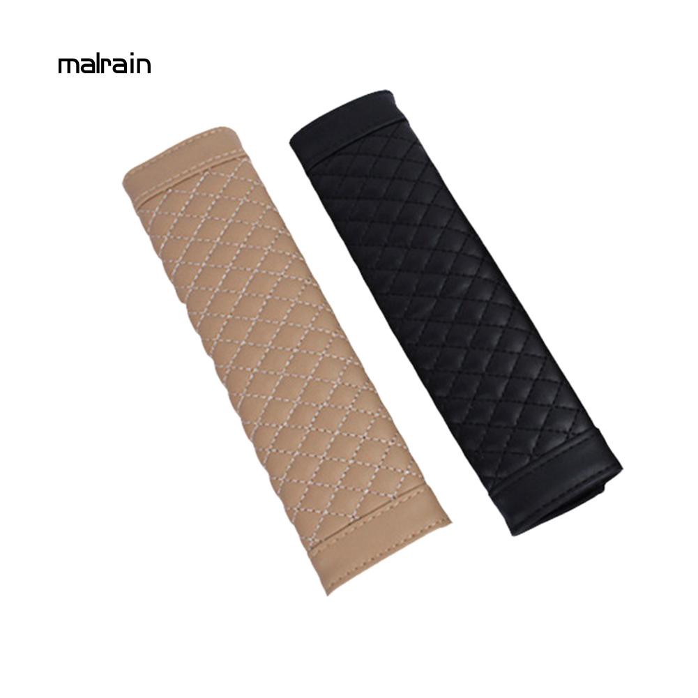 1 Cặp Vỏ Bọc Dây Đai An Toàn Xe Hơi Giả Da Thời Trang