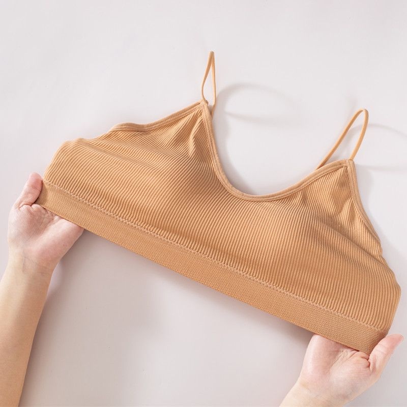 Áo Không Tay Không Gọng Chất Liệu Co Giãn Tốt Thời Trang Cho Nữ