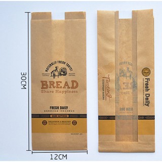 Túi đựng bánh mì hoa cúc brioche 10c