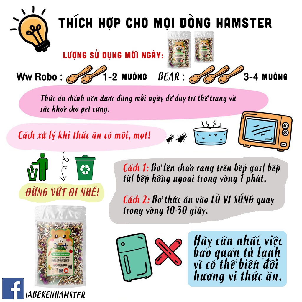 Thức ăn trái cây FRUITY HAMSTER (hàng chính hãng)